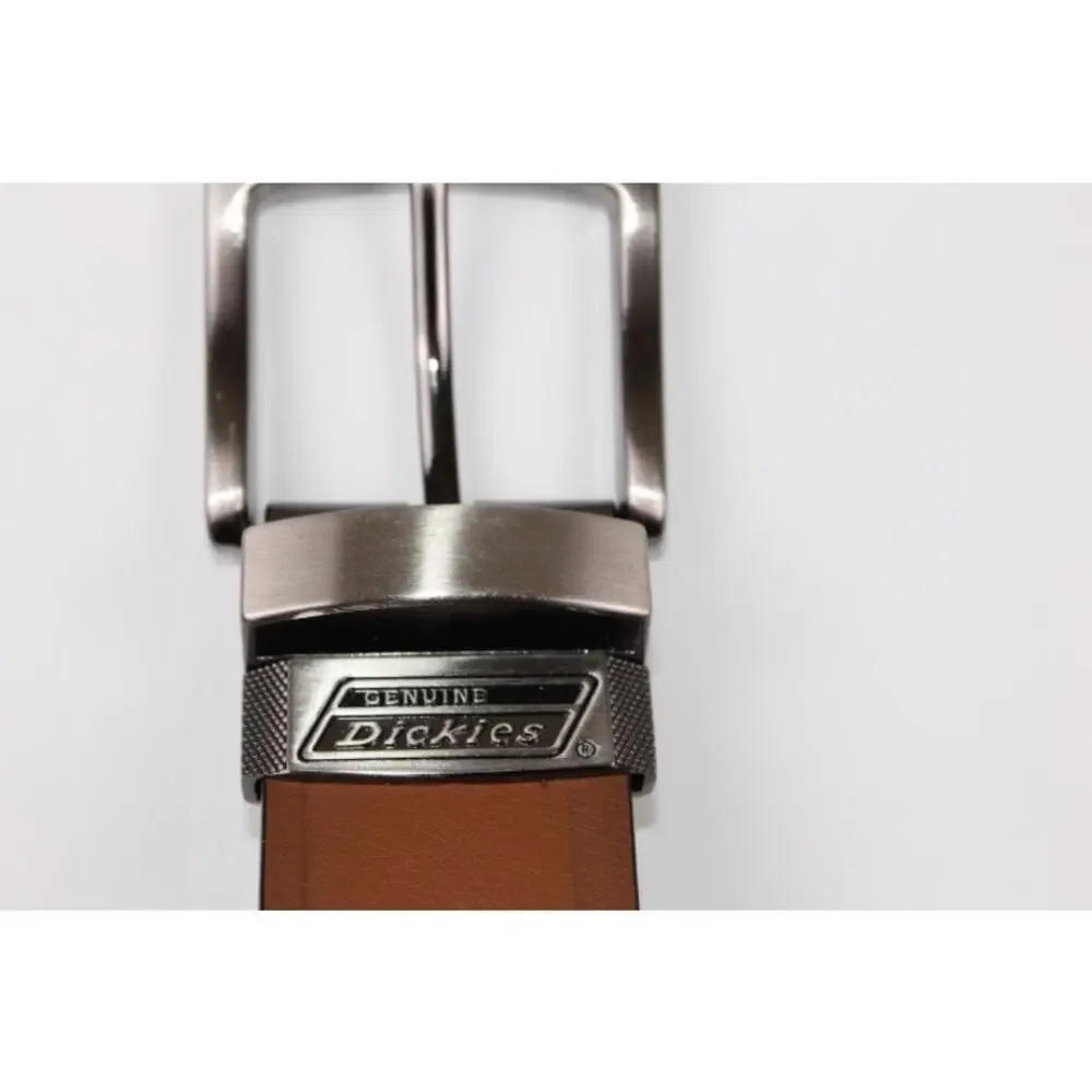 Dickies Brown Leather Belt Size 46 - 48 Casual Career Work